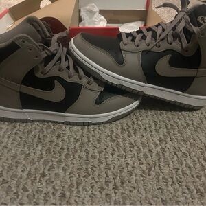 Nike Black and Brown Athletic Sneakers